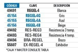 Regadera Electrica 4 Temperaturas Foset Resistencia 49491
