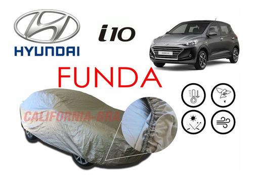 Funda Cubierta Lona Cubre Hyundai I 10 Hb 2021 2022 2023