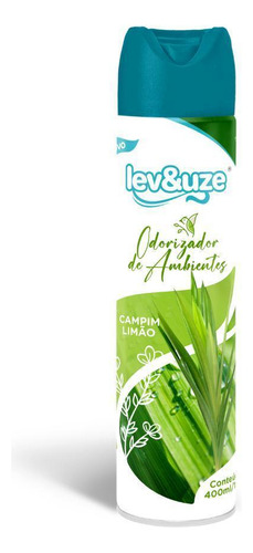 Odorizador De Ambientes Capim Limão 180g/400ml Lev&uze