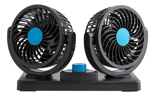 Doble Ventilador Automotriz Coche Camión 12v Ajustable