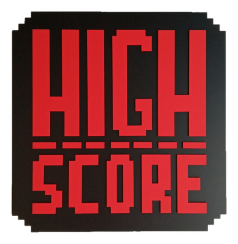 Cuadro Gamer High Score / Deco Gamer 