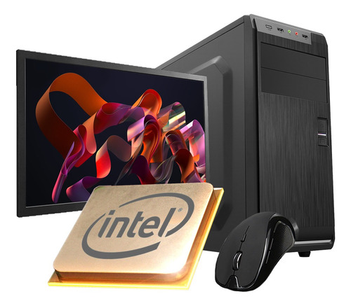 Imagen 1 de 4 de Pc Diseño Gamer Intel Core I3 10105 Ddr4 8gb Ssd 240gb Wifi
