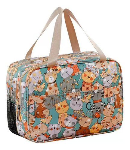 Bolsa De Maquillaje Portátil Para Mujer De Gran Capacidad A