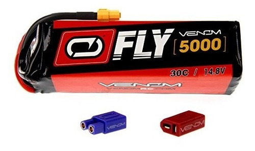 Veneno De Mosca 30c 4s 5000mah 14.8v Li-po Batería Con La Un