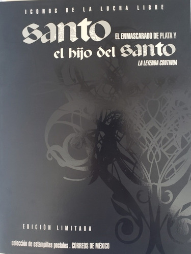 México 2008  : Santo , Lucha Libre , Enmascarado Plata - Paq