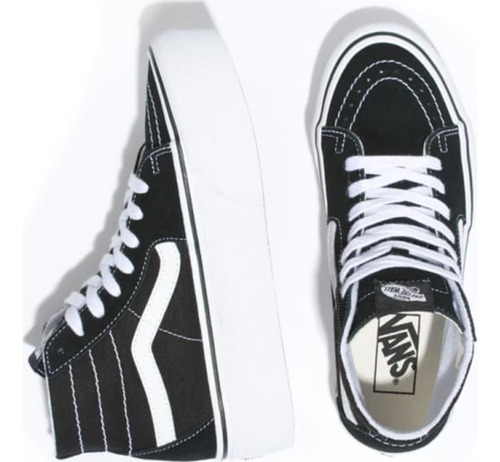 Tenis Skate Ua Sk8 Hi Tapered Stackform Mujer Vans
