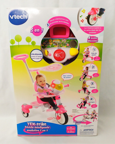 Vtech Triciclo Inteligente Evolutivo 5 En 1
