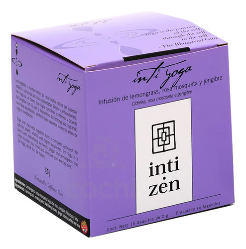 Te Inti Zen Rosa Mosqueta Jengibre Y Lemongrass 15 Sobres