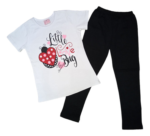 Conjunto Para Niña Blusa Malla Leggins D Lurig Kids