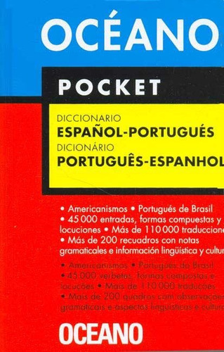 Diccionario Pocket Español-portugues / Portugues-espanhol