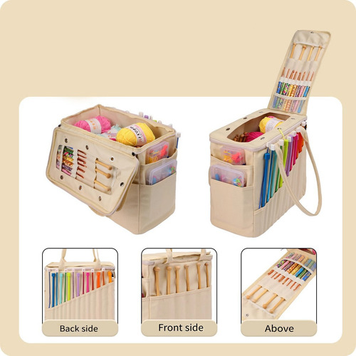 Bolsa De Almacenamiento De Lana Multifuncional Para Bricolaj