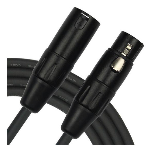 Cable Micrófono Negro Kirlin 3mts Mpc-470pb-3