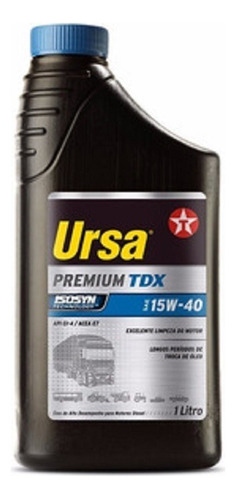 Aceite 15w40 Ursa Premium Tdx X 1l - Texaco - Blanis