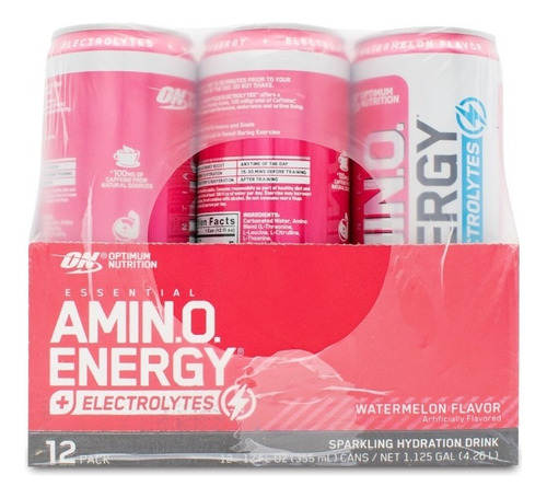 Amino Energy + Electrolitos 12 Pack 355ml C/u