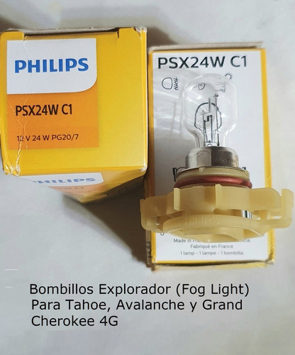 Bombillos Explorador/antiniebla Philips Psx24wc1 Tahoe