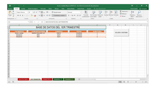 Excel Para Registro De Tareas En Yacimientos Petrolíferos