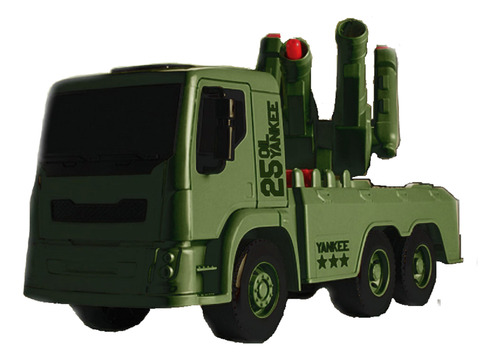 Brinquedo Caminhão Militar Lança Missel Menino Brincar