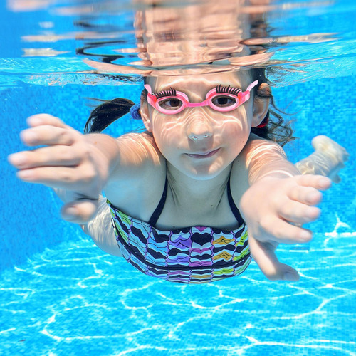 De Natación De Pestañas Gafas De Pestañas For Nadar Gafas P