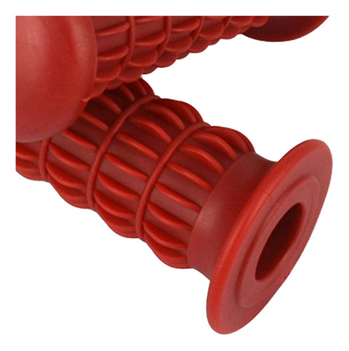 Puños Manillar Accesorios Antideslizantes Universal Rojo