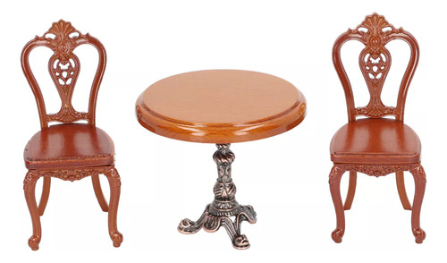 Conjunto De Cadeiras De Mesa De Jantar Dollhouse Accessories