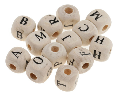 2025 200 Piezas De Cuentas De Cubo De Letras Del Alfabeto