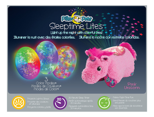Almohada De Peluche Para Mascotas, Sleeptime Lite, Unicornio