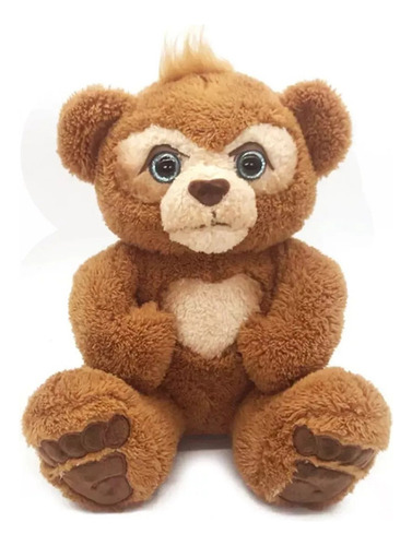 Muñeca de peluche Interactive Curious Bear de color marrón