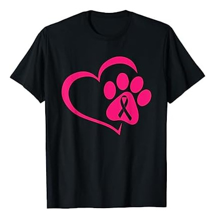 Playera Para Cachorro Con Estampado De Pata De Perro, Cinta