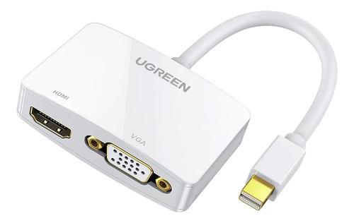 Imagen 1 de 8 de Cable Adaptador De Vídeo Ugreen Mini Dp A Hdmi/vga