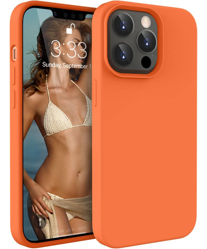 Funda Cloudvalley Para iPhone 13 Pro Max-naranja