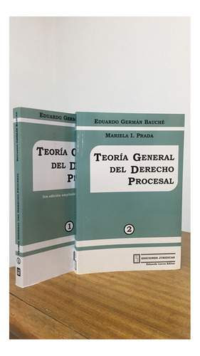 Teoria General Del Derecho Procesal 2 Ts. - Bauche, Eduardo 