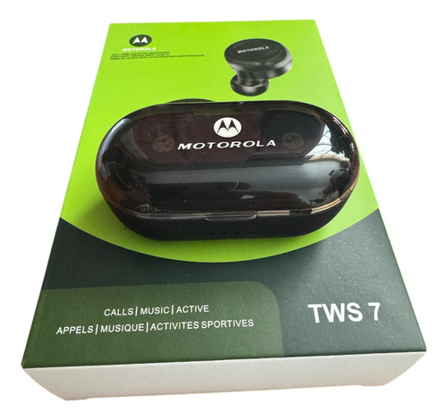 Audífonos Inalámbricos Bluetooth Para Motorola Tws Negro (Reacondicionado)