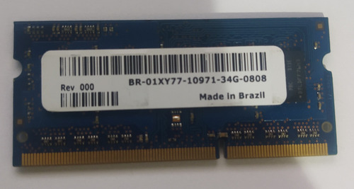 Memória Notebook Teikon 2gb 1rx8 Pc3 12800s-11-11-b2 (Usado)