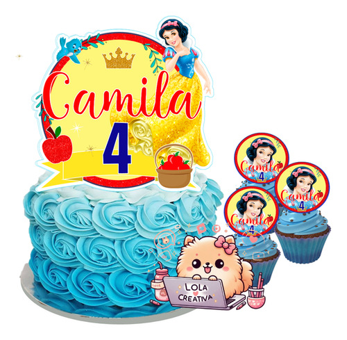 Kit Imprimible Personalizado Blanca Nieves