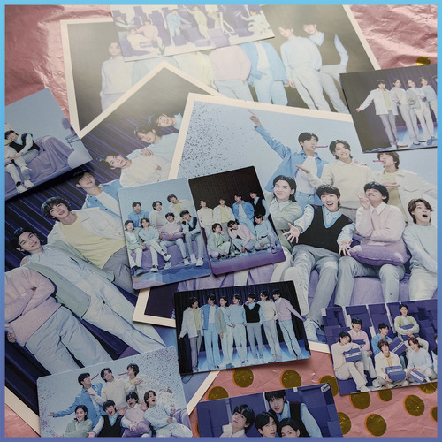 Bts Combo 10th Year Festa (poster, Photocards, Postal) K-pop