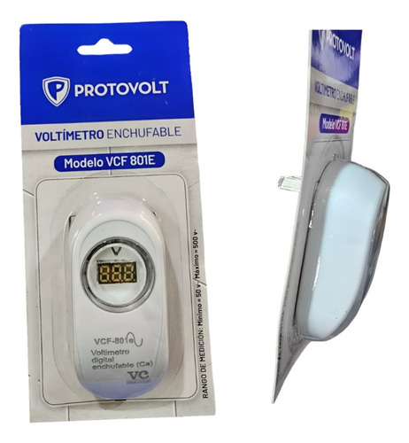 Voltimetro Digital Enchufable 220v Provolt 50v A 500v