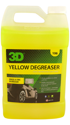 Desengrasante Motor Tolvas Llantas 3d Yellow Degreaser 1 Gal