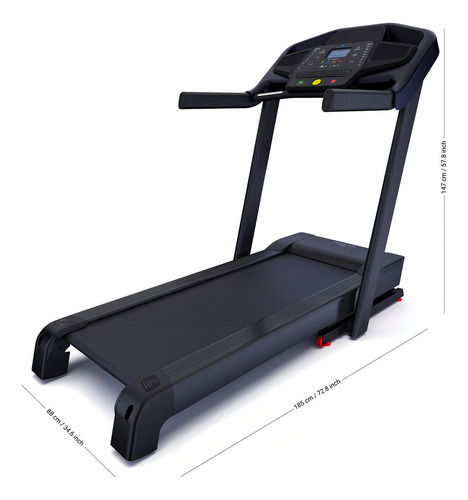 Cinta de correr Domyos T900c, color negro, 220 V