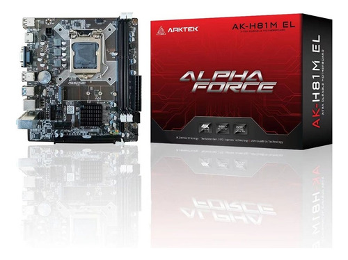 Motherboard Arktek Ak-h81m Chip Intel H81 Lga 1150 Hdmi M.2