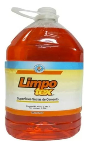 Limpotex 1 Galón 3.785 L Limpiador Superficies Resid Cemento