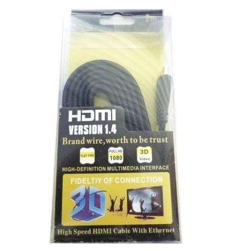 Cabo Hdmi X Hdmi 2 Metros Suporte 4k X 2k 14.93 Gbps