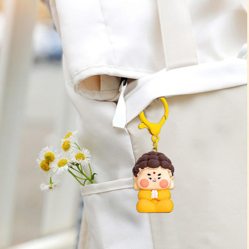Yo Keychains De Buda Costilla De Cadena Clave Costilla De