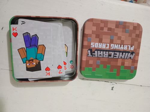 Minecraft Playing Cards Mojang Blanco Minecraft Inglés (Usado)