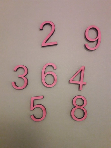 600 Letras Y Números Calados 15 Mm Alto En Fibrofacil 3 Mm