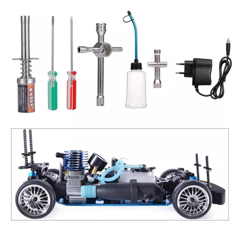 Set De Encendido Rc Starter Plug Para Modelo De Coche .