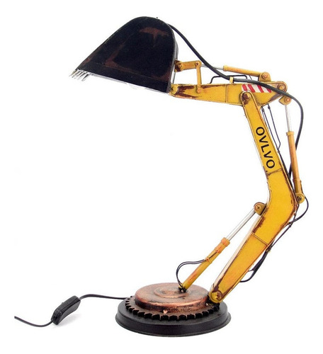 Lámpara De Mesa Para Excavadora N, Hermosa Y Única, Industri