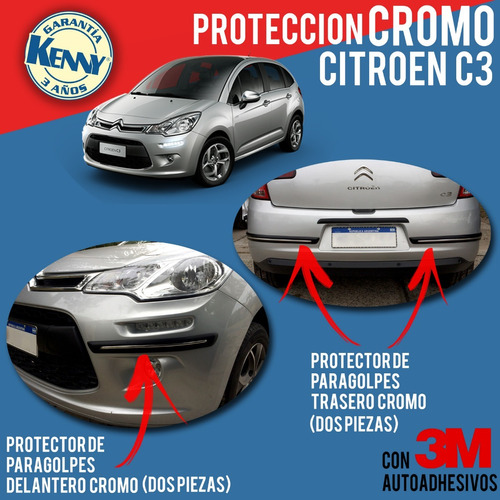 Citroen C3 2017/20 Proteccion Paragolpes Y Puertas Kenny