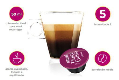 Nestle Dolce Gusto 60gr Com 10 Capsulas Espresso