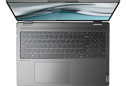 Lenovo Yoga 7i - Portátil 2 En 1 Con Visualización Táctil 2.5k De 16 Pulgadas, Plataforma Intel Evo 12 Núcleos I5-1240p, 8 Gb Lpddr5 Ram, 512 Gb Ssd, Gráficos Intel Iris Xe, Retroiluminados Kb, Fp