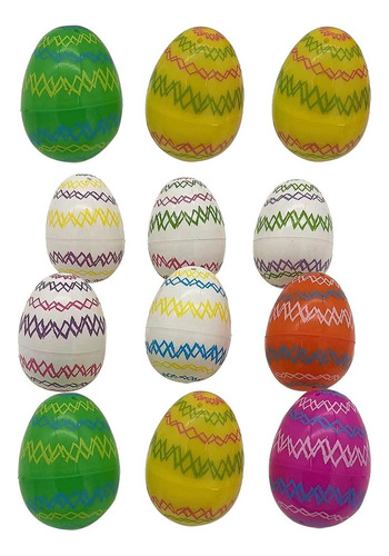 12 Uds. De Huevos De Pascua Rellenables A Granel, Caja De